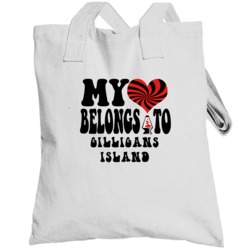 My Heart Belongs To Gilligans Island Tv Totebag