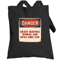 Danger Crazy Electra Woman And Dyna Girl Fan Tv Show Totebag