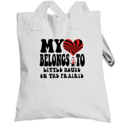 My Heart Belongs To Little House On The Prairie Tv Totebag