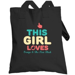 This Girl Loves Orange Is The New Black Tv Totebag