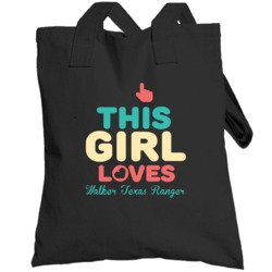 This Girl Loves Walker Texas Ranger Tv Totebag