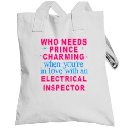 In Love With An Electrical Inspectors Cute Occupation Totebag
