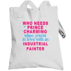 In Love With An Industrial Painters Cute Occupation Totebag