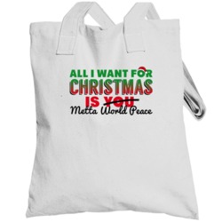 Metta World Peace All I Want For Christmas Los Angeles Basketball Tote