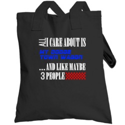 All I Care About Is Dodge Town Wagon My Cool Car Totebag
