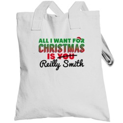 All I Want For Christmas Is Reilly Smith Dallas Hockey Fan Totebag