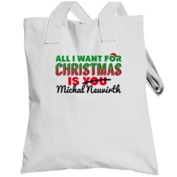 All I Want For Christmas Is Michal Neuvirth Washington Hockey Fan Tote