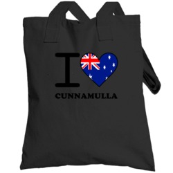 I Love Cunnamulla Australia Heart Flag Cool Totebag