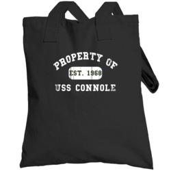 Property Of Uss Connole Established 1968 Us Navy Totebag