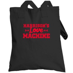 Harrison Love Machine Funny First Name Valentine Gift Totebag