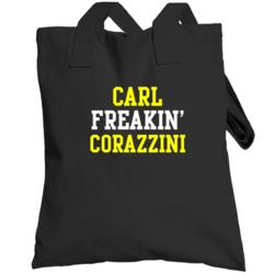 Carl Freakin Corazzini Boston Hockey Player Sports Fan Totebag