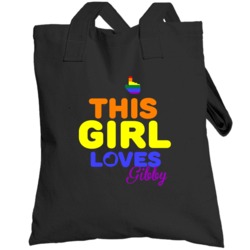This Girl Loves Gibby Name Pride Totebag