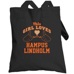 This Girl Loves Hampus Lindholm Anaheim Hockey Fan Sports Totebag