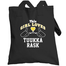 This Girl Loves Tuukka Rask Boston Hockey Fan Sports Totebag