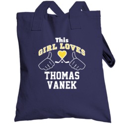 This Girl Loves Thomas Vanek Buffalo Hockey Fan Sports Totebag