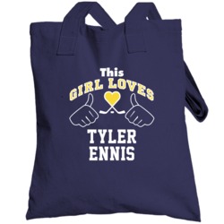 This Girl Loves Tyler Ennis Buffalo Hockey Fan Sports Totebag