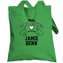 This Girl Loves Jamie Benn Dallas Hockey Fan Sports Totebag