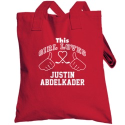 This Girl Loves Justin Abdelkader Detroit Hockey Fan Sports Totebag