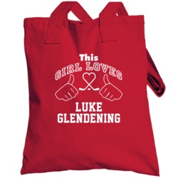This Girl Loves Luke Glendening Detroit Hockey Fan Sports Totebag