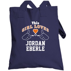 This Girl Loves Jordan Eberle Edmonton Hockey Fan Sports Totebag