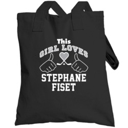 This Girl Loves Stephane Fiset Los Angeles Hockey Fan Sports Totebag