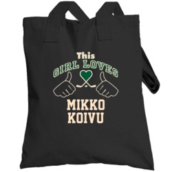 This Girl Loves Mikko Koivu Minnesota Hockey Fan Sports Totebag