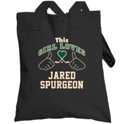 This Girl Loves Jared Spurgeon Minnesota Hockey Fan Sports Totebag