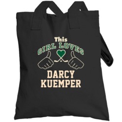 This Girl Loves Darcy Kuemper Minnesota Hockey Fan Sports Totebag