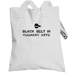 Black Belt In Culinary Arts School Subject Totebag