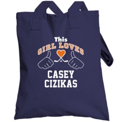 This Girl Loves Casey Cizikas New York Hockey Fan Sports Totebag