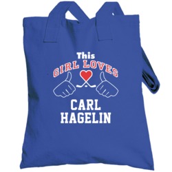 This Girl Loves Carl Hagelin New York Hockey Fan Sports Totebag