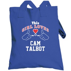 This Girl Loves Cam Talbot New York Hockey Fan Sports Totebag