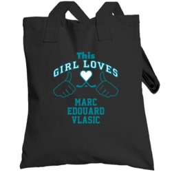 This Girl Loves Marc Edouard Vlasic San Jose Hockey Fan Sports Totebag