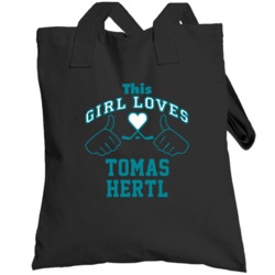 This Girl Loves Tomas Hertl San Jose Hockey Fan Sports Totebag