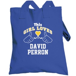 This Girl Loves David Perron St Louis Hockey Fan Sports Totebag