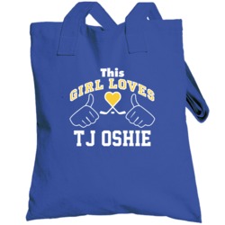 This Girl Loves Tj Oshie St Louis Hockey Fan Sports Totebag