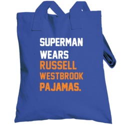 Superman Wears Russell Westbrook Pajamas Oklahoma City Basketball Play