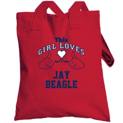 This Girl Loves Jay Beagle Washington Hockey Fan Sports Totebag