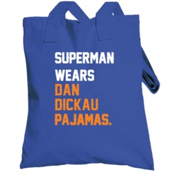 Superman Wears Dan Dickau Pajamas New York Basketball Player Cool Fan 