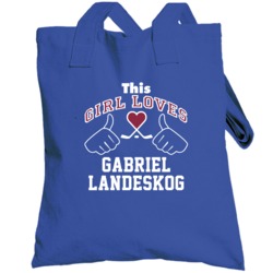 This Girl Loves Gabriel Landeskog Colorado Hockey Fan Sports Totebag