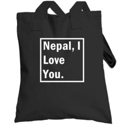 Nepal I Love You Jared Leto Celeb Parody Country Pride Love Totebag