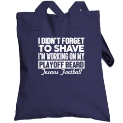 Texans Football Playoff Beard Funny Trending Sports Team Totebag