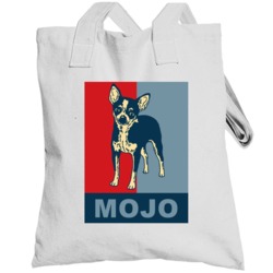 Mojo Chihuahua Hope Obama Parody Best Friend  Lover Totebag