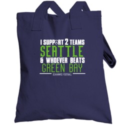 Support Seattle And Whoever Beats Green Bay Football Fan Team Rivals T