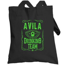 Avila Irish Drinking Team Whiskey Beer Custom Last Name St Patricks Da