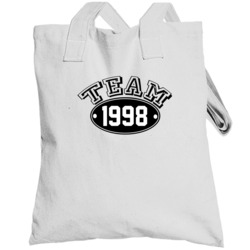Team 1998 Birth Year Sports Totebag
