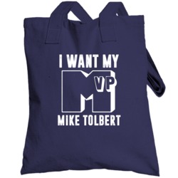 I Want My Mvp Mike Tolbert Carolina Football Player Fan Totebag