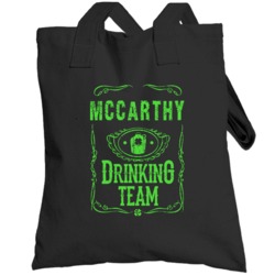 Mccarthy Irish Drinking Team Whiskey Beer Custom Last Name St Patricks