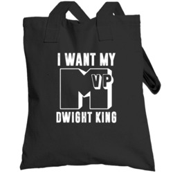 I Want My Mvp Dwight King Los Angeles Hockey Player Fan Totebag