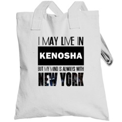 Live In Kenosha Wisconsin Mind In New York City Pride Totebag